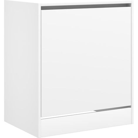 Scarpiera scarpiera mobile portaoggetti ingresso corridoio soggiorno 60 x 42 x 69 cm legno composito bianco 020021492