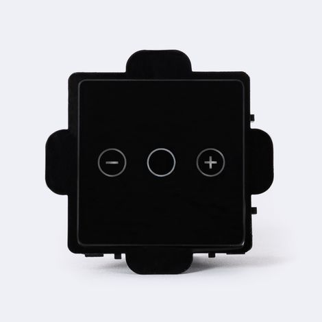 Schalter Touch Dreifach Dimmer Modern Schwarz (1/4)