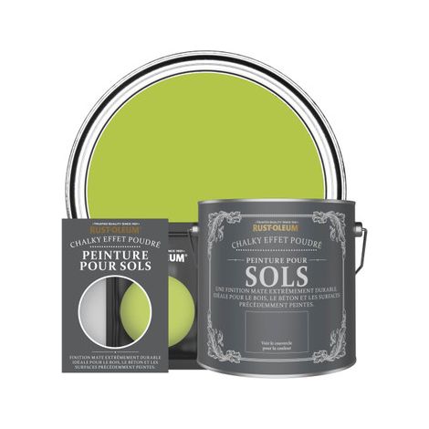 Peinture pour Sols Chalky - Citron Vert (1/3)