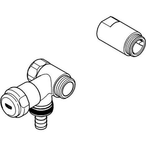 WAS-Ventil Batt. 41040 Design-Gr. DN20 Anschluss links für 1/2Zoll chrom (1/5)