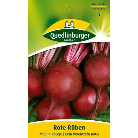 Quedlinburger Rote Rüben Moulin Rouge - Gemüsesamen (1/2)