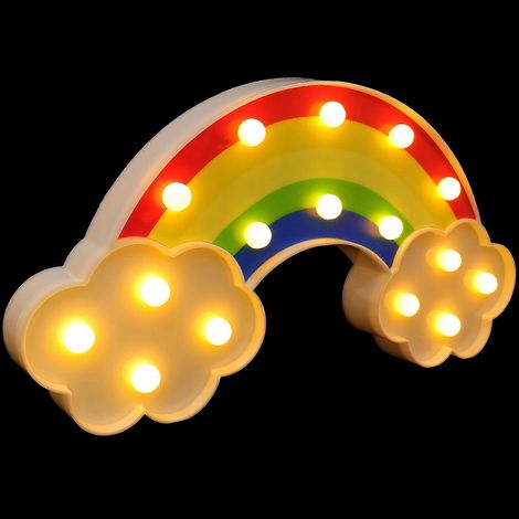 Lampe arc-en-ciel décorative LED pour bureau, compatible avec une ambiance de chambre (1/5)