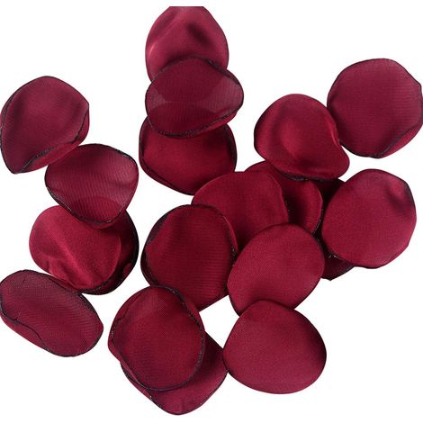 200 Pétales de Rose en Soie Artificielle pour Mariage, Décoration d'Allée, Centre de Table, Anniversaire, Saint-Valentin, Cour (1/5)
