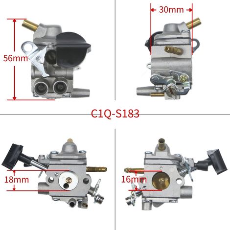 Carburetor for Stihl BR500 BR550 BR600 ZAMA C1Q-S183 C1Q-S184 leaf blower (1/3)