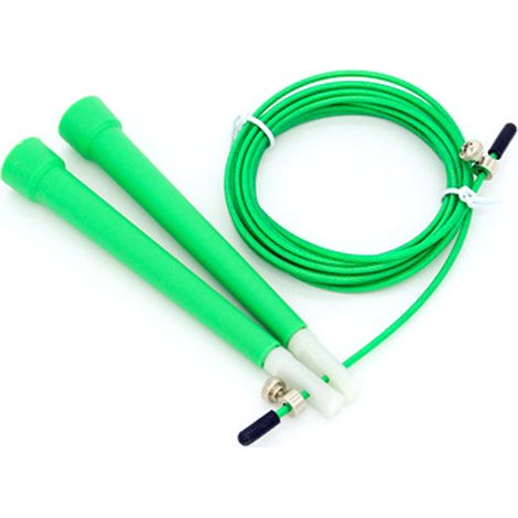 Corde À Sauter - Câble Acier Inoxydable Multibrins - Poignée Nylon Avec Roulements Précision - Ajustable Hauteur - Pour Adultes Et Étudiants - 1 Pièce (1/5)