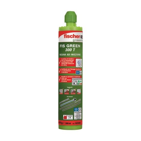 RESINA STRUTTURALE AD INIEZIONE A BASE DI BIOMATERIALI- 475 gr- FISCH- pezzi 1