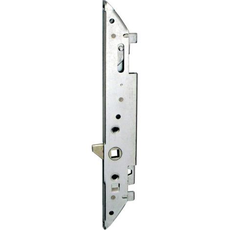 Ferco – Crémone à larder avec panneton – Mécanisme quart de tour – Axe fouillot 10 mm – Carré 7 mm – Dimensions 203 x 30 x 6 mm