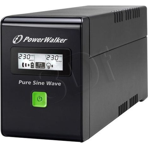 PowerWalker VI 600 SW FR Línea interactiva 0,6 kVA 360 W 2 salidas AC (1/2)