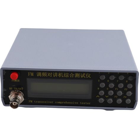 Tester completo per ricetrasmettitori a modulazione di frequenza con generatore di segnale. Tester multifunzionale per ripetitori con funzione di misurazione del sottotono di potenza della sorgente pe (1/5)
