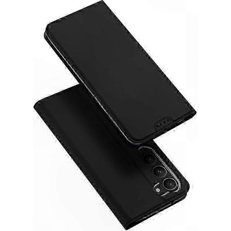 Coque Galaxy S23 avec porte-cartes en similicuir, étui rabattable avec béquille anti-rayures, housse pliable avec support, protection robuste pour smartphone (1/5)