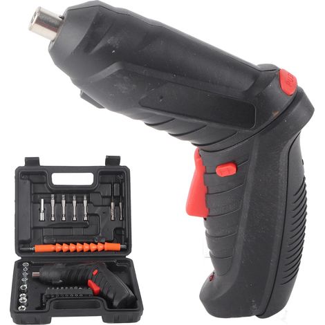 Tournevis électrique sans fil 47 pièces 250 tr/min 3,6 V, grande torsion, avec embouts pour travaux (1/5)