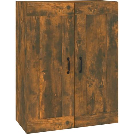 Maison Exclusive - Armadietto Pensile a Parete Rovere Fumo 69,5x32,5x90 cm
