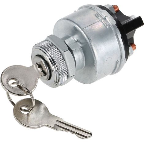 1 interrupteur d'allumage, avec 2 clés, universel pour voiture, tracteur et remorque (1/5)