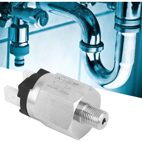 Pressostat d'air réglable NF QPM11-NC raccord G1/8 AC220V 48VAC/DC 0,020,1 MPa (1/5)