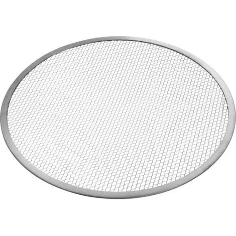 Grille à pizza ronde en aluminium, diamètre 480 mm