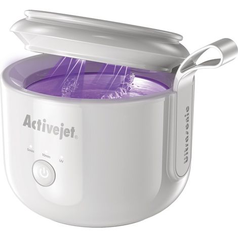 Activejet AUC-198 apparecchiatura di pulizia a ultrasuoni 24 W White