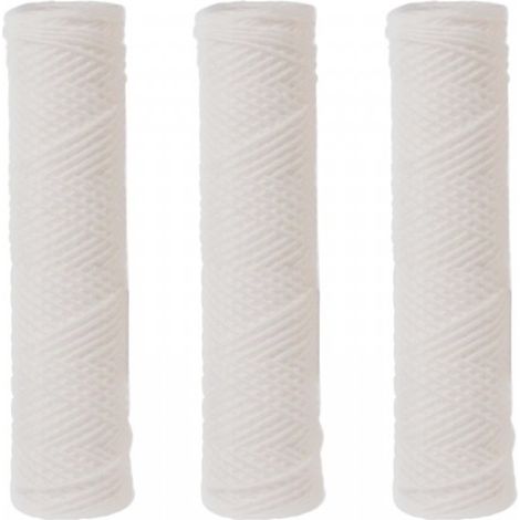Orion – Lot de 3 cartouches filtrantes 20µ pour filtration eau – Élimination des sédiments et impuretés – Protection adoucisseur et osmoseur