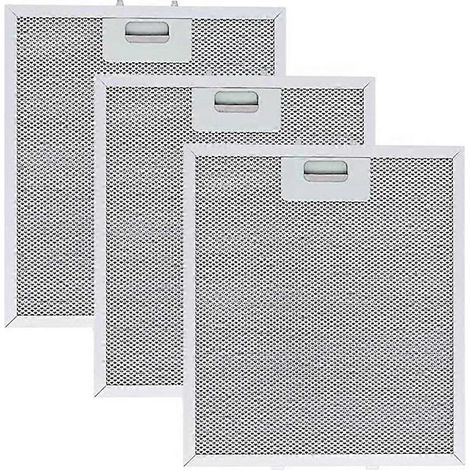 Lot de 3 filtres de hotte W10169961A pour Whirlpool KitchenAid 12 x 10,5 pouces (1/4)