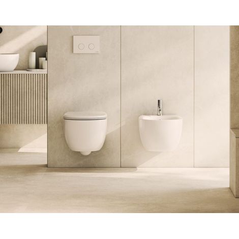 Sanitari Daily New Sospesi 53x35 Senza Brida Bianco Lucido (1/2)