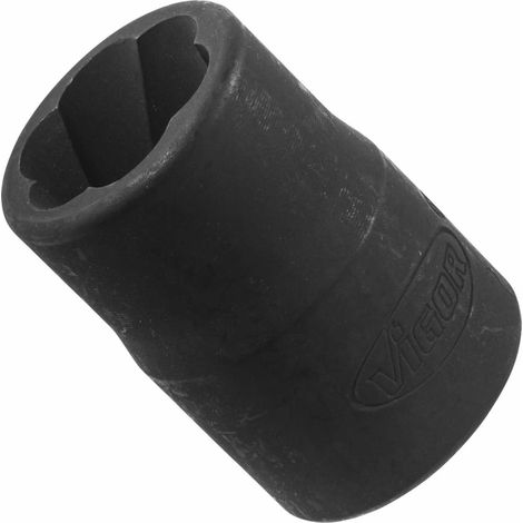 VIGOR Innenvierkant Antrieb 12,5 = 1/2 Zoll Spiralnutenausdreher-Einsatz V2408 Vierkant hohl 12,5 mm (1/2 Zoll) 15 Gesamtlänge: 34 mm (1/3)