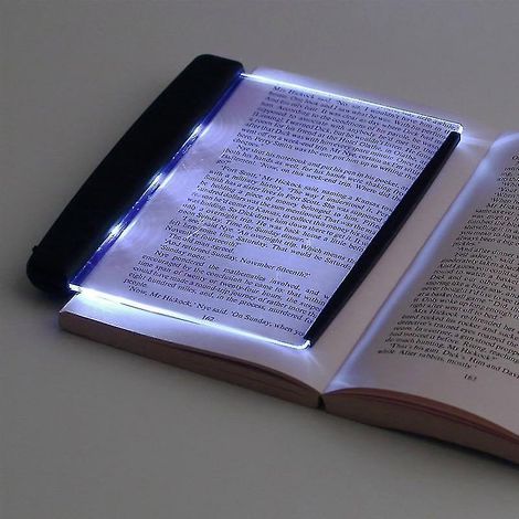 Lampe de lecture LED pour livre de poche, tablette lumineuse de lecture LED avec clip latéral amovible (1/3)