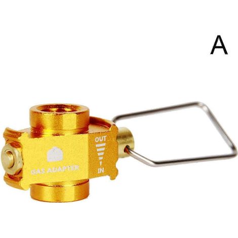 Valves adaptatrices pour réchaud à gaz extérieur, compatibles avec les cartouches de gaz de camping (1/4)