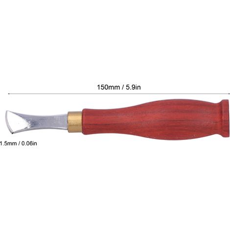 Outil de pressage de bord de 1,5 mm, outil de pressage de bord de cuir, outil de rainurage du cuir, outil de pressage de bord à faire soi-même, outil de positionnement et de marquage. (1/5)