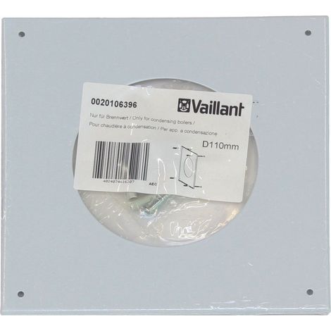 Vaillant Rosone a muro 110 mm Vaillant-bianco, 0020106396