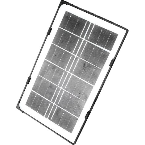Chargeur solaire USB-C pour caméra, lampe, ampoule LED, pompe à oxygène, étanche IP55, recharge appareils photo et éclairages (1/5)