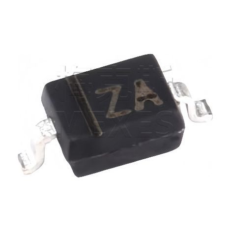 Changdian/Changjing CESD5V0D3 ZA unidirectional ESD diode chip electronic component, screen printed ZA SOD-323 5.0V, 5 pieces per pack.