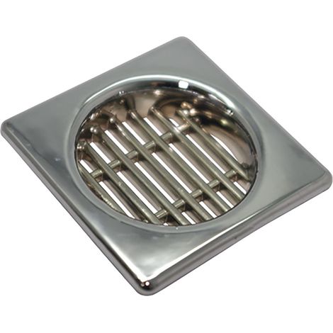 Grille de ventilation smk plastique chromé 43x43 cm