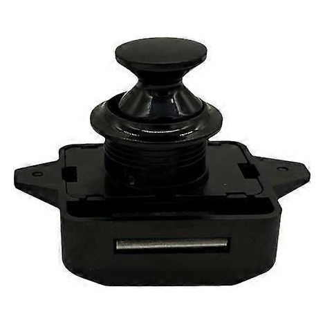 Lot de 2 verrous de porte à bouton-poussoir sans clé pour armoire, compatibles avec les portes de 15 à 18 mm d'épaisseur (bateau, fourgonnette, yacht). (1/5)