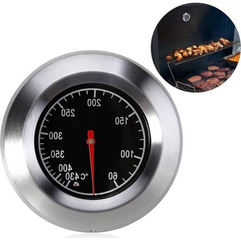 Termometri per griglie, affumicatori e carrelli per barbecue. Accessori analogici per barbecue. (1/5)