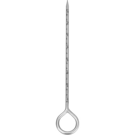 Sonda per campionamento del terreno da 25 cm (10 pollici), con impugnatura circolare, facile da usare, portatile, in acciaio inossidabile, ideale per piante, giardino e agricoltura. (1/5)