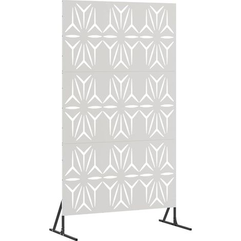Maison Exclusive - Sichtschutz Grau 100 x 50 x 180 cm Stahl