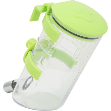 Distributeur d'eau mural 350ml 4 débits réglables pour rongeurs et animaux de compagnie - Vert (1/5)