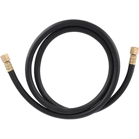 Tuyau de raccordement, réf. CO2/G1/4, en caoutchouc, 1,5 m, couleur noire, pour la maintenance et le remplacement dans les systèmes mécaniques.-AquaForge