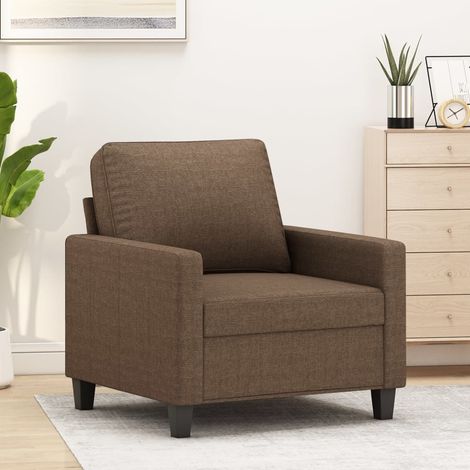 Fauteuil-Chaise de relaxation-Fauteuil Relax Marron 60 cm Tissu 687535 (1/5)