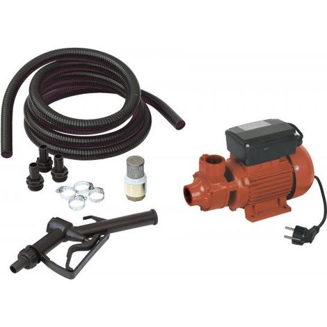 Ribitech – Pompe à fioul 370W avec turbine laiton – Débit max 40 l/mn – Hauteur d'aspiration 6 m – PRKG115A