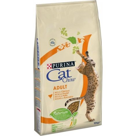 CAT CHOW Adult Gatto Crocchette ricco in Pollo (1/2)