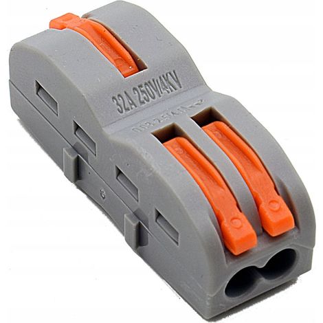 Conector rápido para cables de alambre 1x2 0,08-4mm2 1 unidad