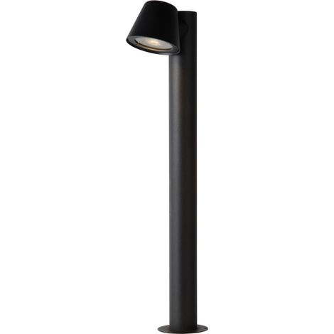 Lucide DINGO-LED - Pollerleuchte - LED Dim. - GU10 - 1x5W 3000K - IP44 - Anthrazit