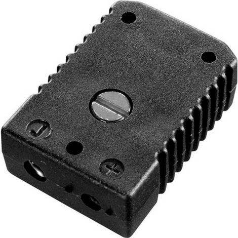 B + B Thermo-Technik Couplage standard type J, noir  -50…+120 °C noir Contenu: 1 pc(s)