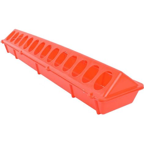 Mangeoire pliable pour poules et pigeons, 12/28 trous, minimise le gaspillage de nourriture, mangeoire multicompartiments pour volailles (1/4)