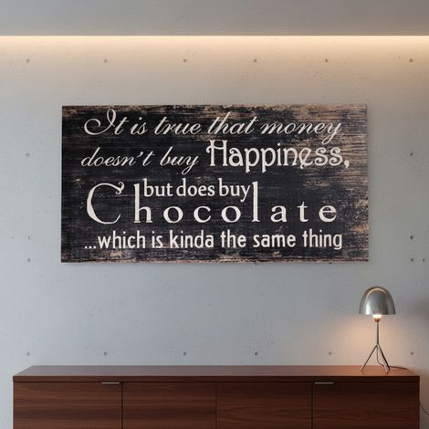 segno di legno murale decorazione murale deco immagine slogan immagine nero