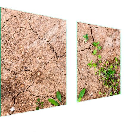 GLASSCHUTZPLATTE FÜR HERD 85x52 PFLANZEN