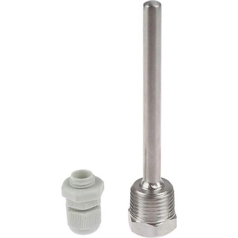 Capteurs de température pour tubes thermométriques en acier inoxydable de 50 à 200 mm, filetage 1/2 NPT, diamètre du tube : 6 mm (1/4)