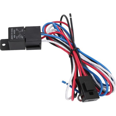 Kit de Relais de Ventilateur électrique, Kit de Relais de Ventilateur de Refroidissement électrique, Kit de Ventilateur de Radiateur électrique en Plastique et Métal avec (1/5)