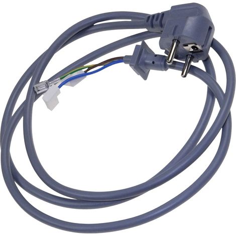 Cable d'alimentation (32016715) Lave-linge JETWA, LINETECH, HAIER, WALTHAM, AYA, DOMEOS, WINDSOR, EUREKA, KING D'HOME, COBAL, WETSWOOD, FRAB, VALBERG, LAZER, KINGDHOME, SOGELUX, AUCHAN, TECHNICAL, WES