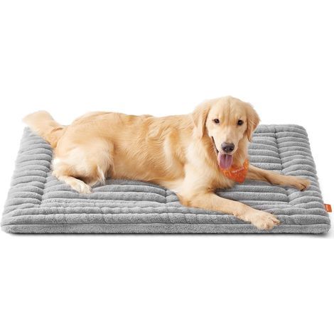 XL Hundedecke 105 x 70 cm, rutschfester Plüschstoff, Grau, Taubengrau, Wohnzimmer, Reisen (1/5)